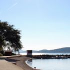 Accommodation Vodice Nr. 69: View on beach and camp
