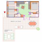 Accommodation Vodice Nr. 69:  Ground plan